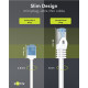 Ultra-Flexible CAT 6A Patch Cable, Slim, U/UTP, white (7.5m)