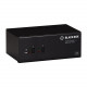 BlackBox KVM Switch - Dual-Monitor, DisplayPort 1.2, 4K 60Hz, USB 3.0 Hub, Audio