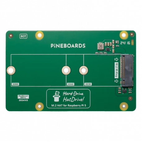 Pineboards BM1L HatDrive! NVMe Adapter for Raspberry Pi 5