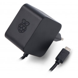 Raspberry Pi 27W USB-C Power Supply Black EU
