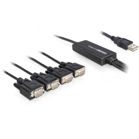 USB 2.0 till Seriell (4xRS232) adapter