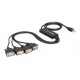 USB 2.0 till Seriell (4xRS232) adapter