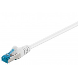 CAT 6a patchkabel 0,5m (Vit, PiMF, LSZH)