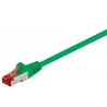 CAT 6a patchkabel 0,5m (Grön, PiMF, LSZH)