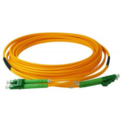 Fiberoptisk patchkabel 5m LC/APC-LC/APC (SM, Duplex)