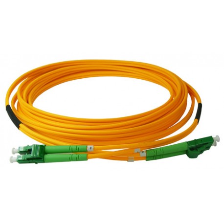 Fiberoptisk patchkabel 5m LC/APC-LC/APC (SM, Duplex)