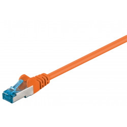 CAT 6a patchkabel 1m (Orange, PiMF, LSZH)