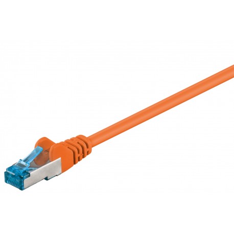 CAT 6a patchkabel 1m (Orange, PiMF, LSZH)