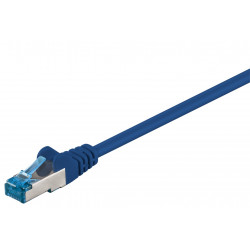 CAT 6a patchkabel 1m (Blå, PiMF, LSZH)