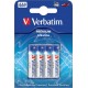 Verbatim 4-pack AAA-batterier 