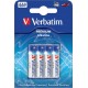 Verbatim 4-pack AA-batterier 