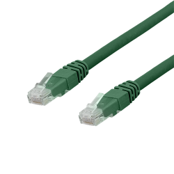 Cat6a U/UTP patchkabel 0,5m (Grön)