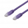 Cat6a U/UTP patchkabel 1m (Lila)