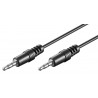 2,5m Ljudkabel med 3,5 mm-kontakt
