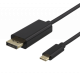 USB-C till DisplayPort-kabel, 1m