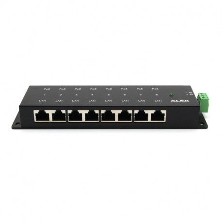 ALFA Network APOE08G Passiv PoE Injector (8 portar, Gigabit)