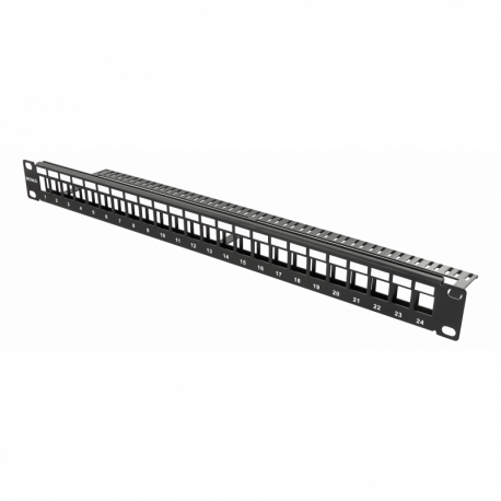 19" patchpanel, 24 portar