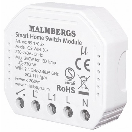 Malmbergs Smart Home WiFi ON/OFF