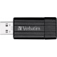 Verbatim 8GB PinStripe USB Flash Drive - Black