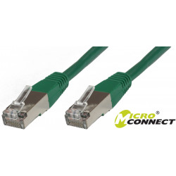 F/UTP CAT6 0.5m Green LSZH