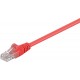 U/UTP CAT6 0.4M Red LSZH