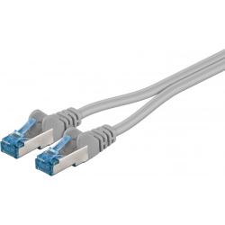 CAT 6a 1,5m patchkabel (Grå, S/FTP, PiMF)