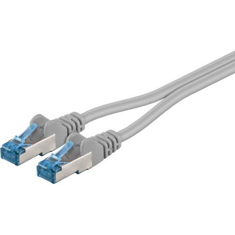 CAT 6a 1,5m patchkabel (Grå, S/FTP, PiMF)