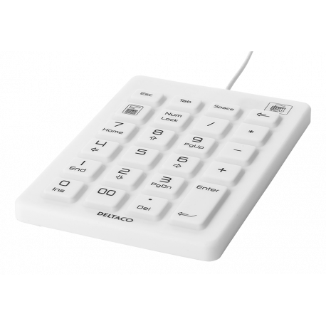 Silicone Numpad (IP68, White)