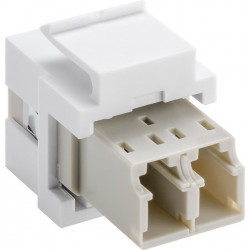 KeyStone fibre optic cable module (2 x LC-Duplex female)