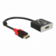 Delock Aktiv DisplayPort 1.4 till HDMI-adapter 4K 60 Hz (HDR)