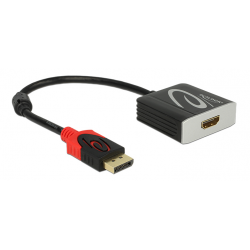 Delock Active DisplayPort 1.4 to HDMI Adapter 4K 60 Hz (HDR)