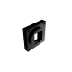 Keystone-hållare för panelmontage (svart)