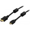 HDMI-kabel (hane till mini hane), 2 m