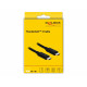 Delock Thunderbolt™ 3 (40 Gb/s) USB-C™ cable male to male passive 0.5m 5 A black