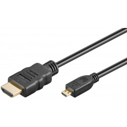 High Speed Micro HDMI Cable (4K/60Hz), 1m