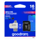 Goodram micro SDHC/OTG USB 2.0, 16GB