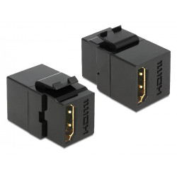 Keystone-modul HDMI hona till HDMI hona svart