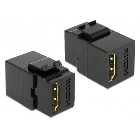 Keystone-modul HDMI hona till HDMI hona svart