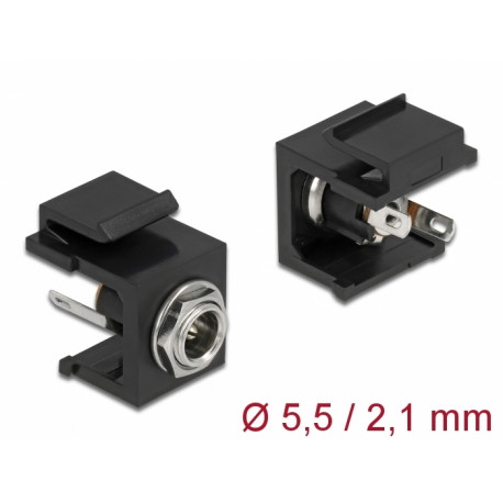 Keystone-modul DC 5.5x2.1mm (ho)