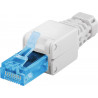 Tool-free RJ45 network connector