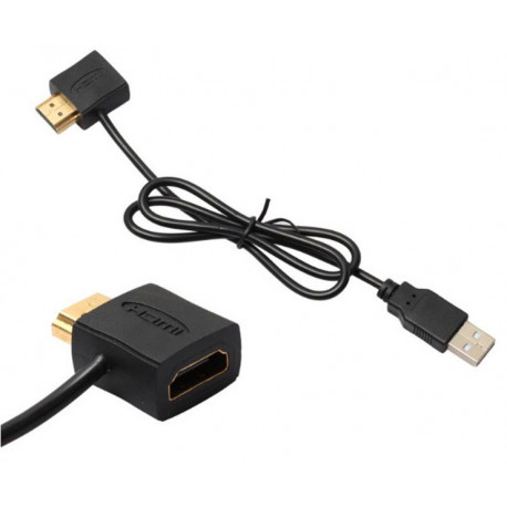Strömmatning av HDMI-kabel via USB-porten