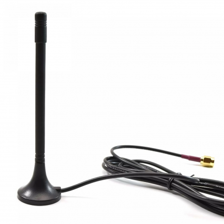 3G/4G LTE Indoor Magnetic Antenna with 1.5m cable (3 dBi)