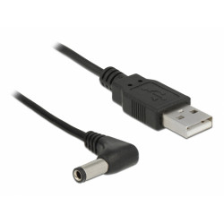 USB kontakt till DC 5.5 x 2.5 mm