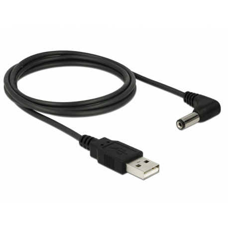 USB kontakt till DC 5.5 x 2.5 mm