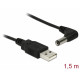 USB kontakt till DC 5.5 x 2.5 mm