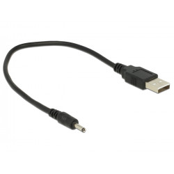 USB kontakt to DC 5.5 x 2.1 mm