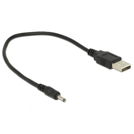 USB kontakt till DC 5.5 x 2.1 mm