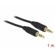 Delock Stereo Jack Cable 3.5 mm 3 pin (Aux cable)