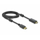 Displayport 1.2 till HDMI-kabel 1m (hane-hane), 4k 60Hz