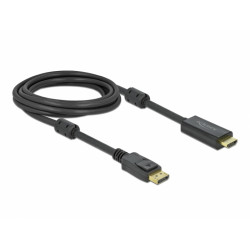 Delock Active DisplayPort 1.2 to HDMI Cable 4K 60 Hz 1 m